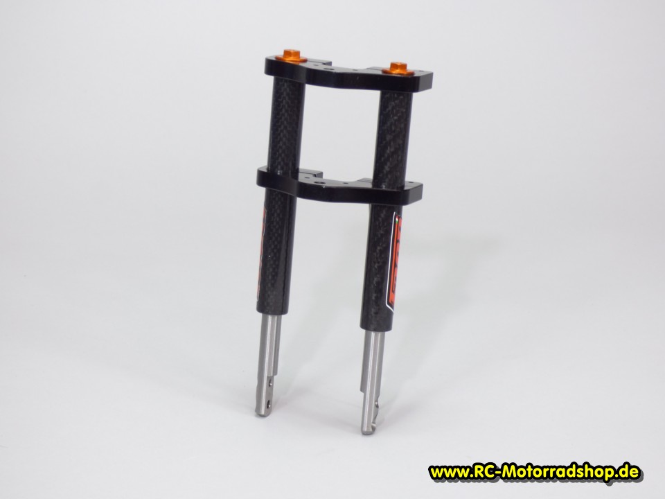 BSFF-02: NF B.I.G. SON hydraulische Vorderradgabel carbon / Gabelbrücken CSF411 BSFF-02